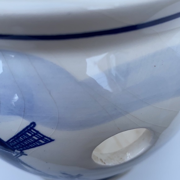 Vintage Delft Holland earthenware planter - Picture 8 of 12